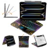 Transparent Black Backlit iPad Keyboard Case, Suitable for iPad Tablets