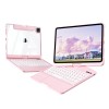 Pink Backlit iPad Keyboard Case, Suitable for iPad Tablets, 7-Color Backlit,Magic Wireless Keyboard, 360°Rotating,with trackpad,Pencil Holder Pink Backlit iPad Keyboard Case, Suitable for iPad Tablets, 7-Color Backlit,Magic Wireless Keyboard, 360°Rotating,with trackpad,Pencil Holder