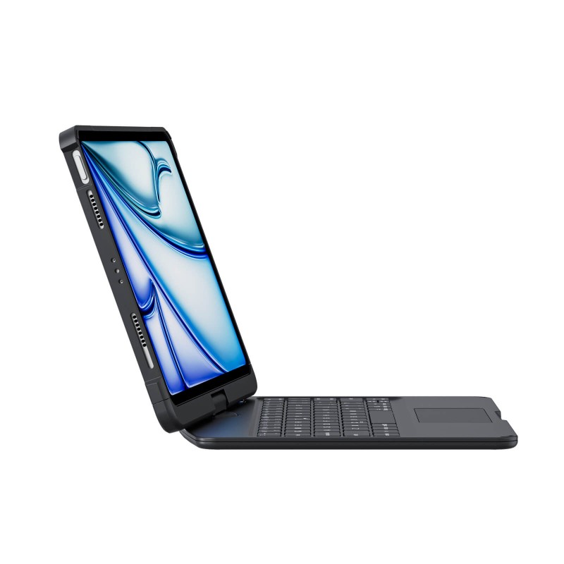 Black Backlit iPad Keyboard Case, Suitable for iPad Tablets, 7-Color Backlit,Magic Wireless Keyboard, 360°Rotating,with trackpad,Pencil Holder Black Backlit iPad Keyboard Case, Suitable for iPad Tablets, 7-Color Backlit,Magic Wireless Keyboard, 360°Rotating,with trackpad,Pencil Holder