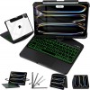 Black Backlit iPad Keyboard Case, Suitable for iPad Tablets, 7-Color Backlit,Magic Wireless Keyboard, 360°Rotating,with trackpad,Pencil Holder Black Backlit iPad Keyboard Case, Suitable for iPad Tablets, 7-Color Backlit,Magic Wireless Keyboard, 360°Rotating,with trackpad,Pencil Holder