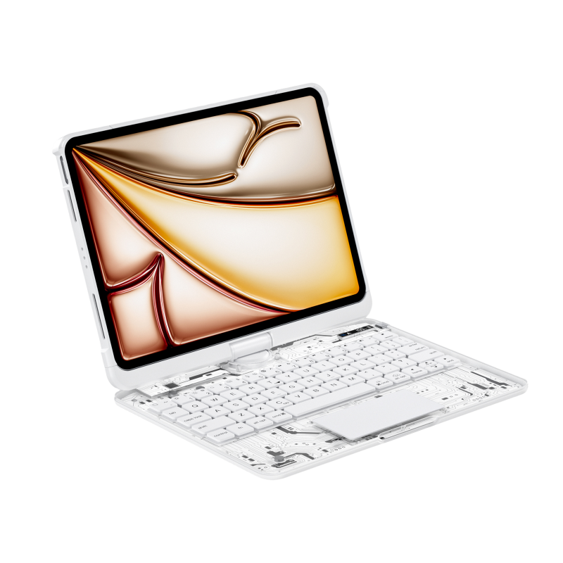 Backlit iPad Keyboard Case, Suitable for iPad Tablets, 7-Color Backlit,Magic Wireless Keyboard, 360°Rotating,with trackpad,Pencil Holder Backlit iPad Keyboard Case, Suitable for iPad Tablets, 7-Color Backlit,Magic Wireless Keyboard, 360°Rotating,with trackpad,Pencil Holder