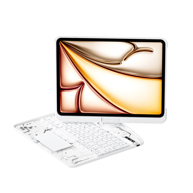 Backlit iPad Keyboard Case, Suitable for iPad Tablets, 7-Color Backlit,Magic Wireless Keyboard, 360°Rotating,with trackpad,Pencil Holder Backlit iPad Keyboard Case, Suitable for iPad Tablets, 7-Color Backlit,Magic Wireless Keyboard, 360°Rotating,with trackpad,Pencil Holder