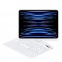 White Backlit iPad Keyboard Case, Suitable for iPad Tablets