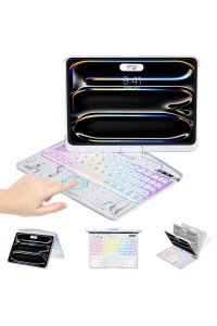 Backlit iPad Keyboard Case, Suitable for iPad Tablets