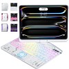 Backlit iPad Keyboard Case, Suitable for iPad Tablets