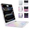 Backlit iPad Keyboard Case, Suitable for iPad Tablets