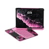 Transparent Pink Backlit iPad Keyboard Case, Suitable for iPad Tablets, 7-Color Backlit,Magic Wireless Keyboard, 360°Rotating,with trackpad,Pencil Holder